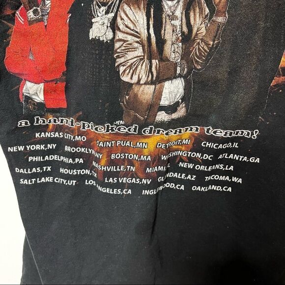 Drake Migos Mens 2018 Aubrey and the Three Amigos Rap Tee Tour T Shirt Sz Small - Picture 6 of 7